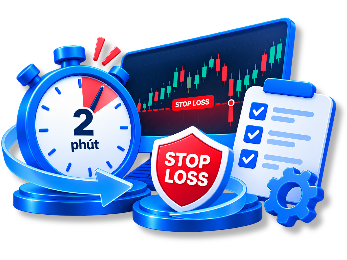 Stop Loss trong 2 phút sau khi mở lệnh
