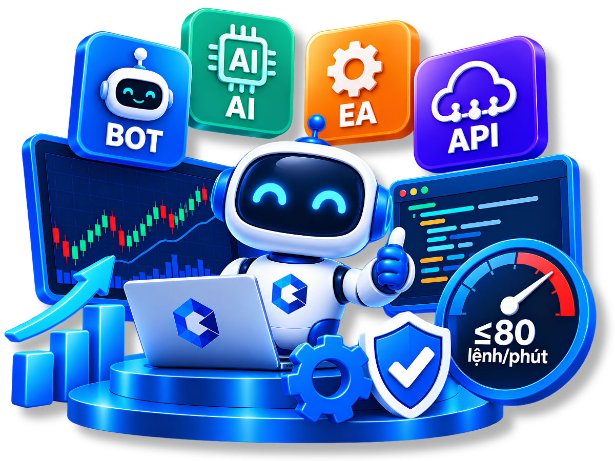 BOT, AI, EA, API đều được phép