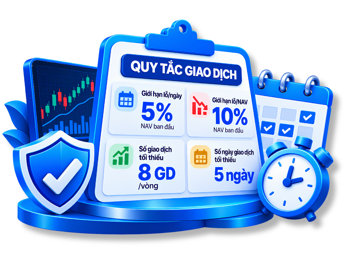 Giới hạn lỗ 5%/ngày, 10%/NAV